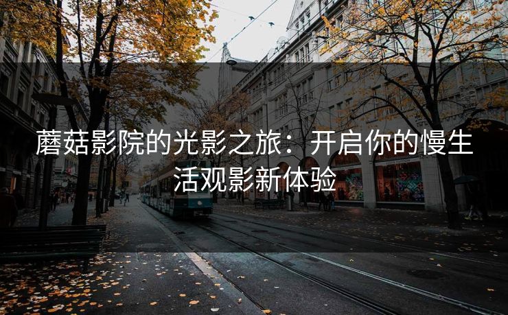 蘑菇影院的光影之旅:开启你的慢生活观影新体验 蘑菇影院的光影之旅:开启你的慢生活观影新体验